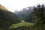 099 - Routeburn flats from Routeburn falls