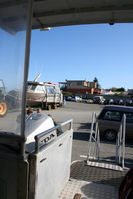 Kapiti Island - 01 - Départ en bateau du parking