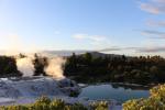 078 - Geyser Terrace, Te Puia, Mt Ngongotaha in the background