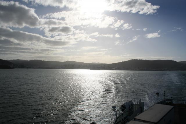 01 - Ferry, leaving Wellington