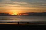 115 - Mahia Peninsula - Jeff in Sunset on Mahia Beach