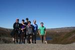 63 - Tongariro Traverse - Everyone and lower Tama lake