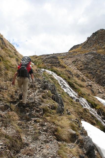 Christmas 2012 - 062 - Last meters of Cascade track, Nelson Lakes