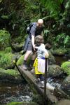 113 Catlins - Sophie, Koropuku Falls Track