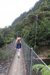 017 Karangahake Gorge - Access Bridge over Ohinemuri River